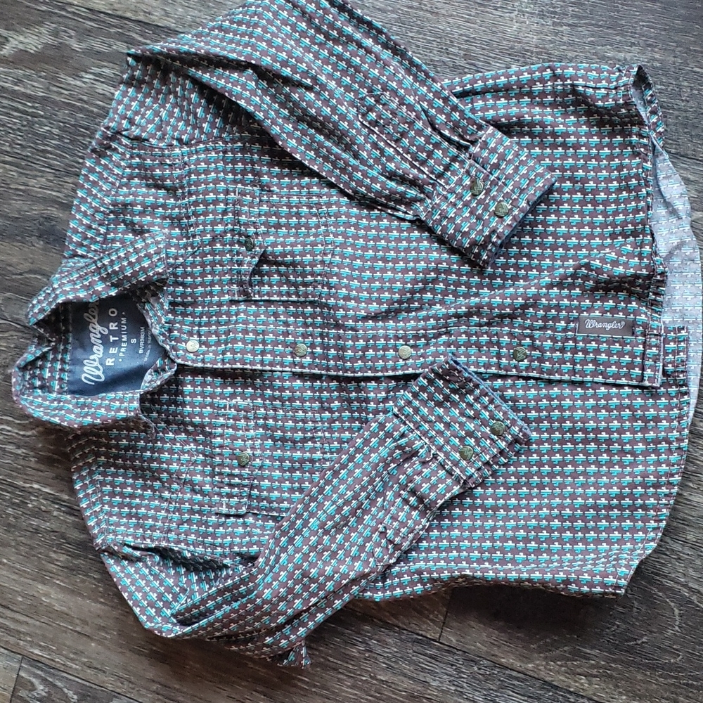 wrangler dress shirt